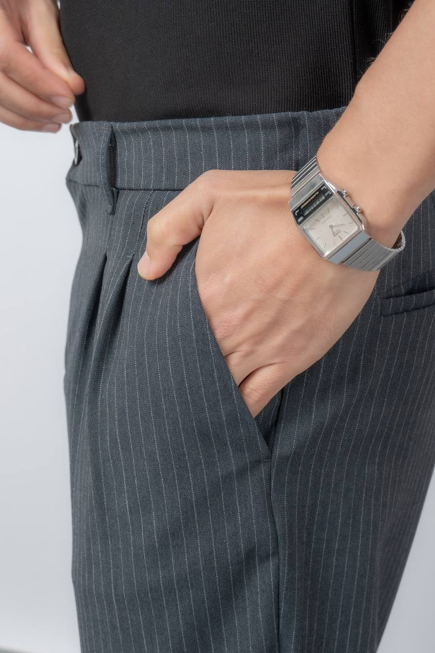 PREMIUM STRIPE SEMI FORMAL PANTS