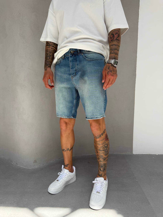 BLUE WASHED SHORT