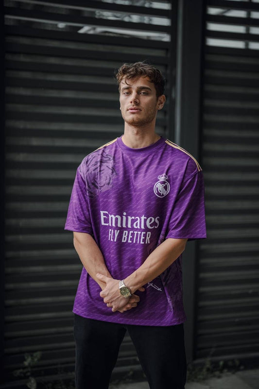 REAL MADRID PURPLE FANCY T-SHIRT