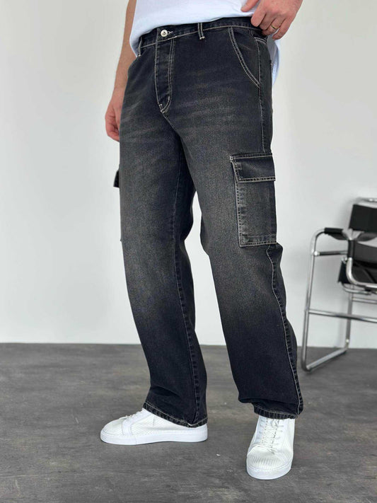 BAGGY WASHED GRAY CARGO