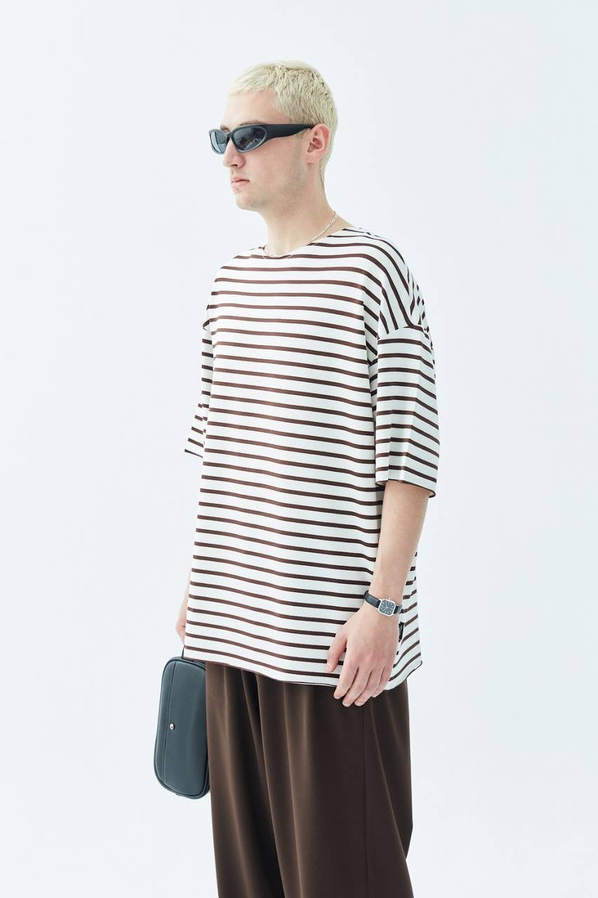 HICKORY STRIPE T-SHIRT