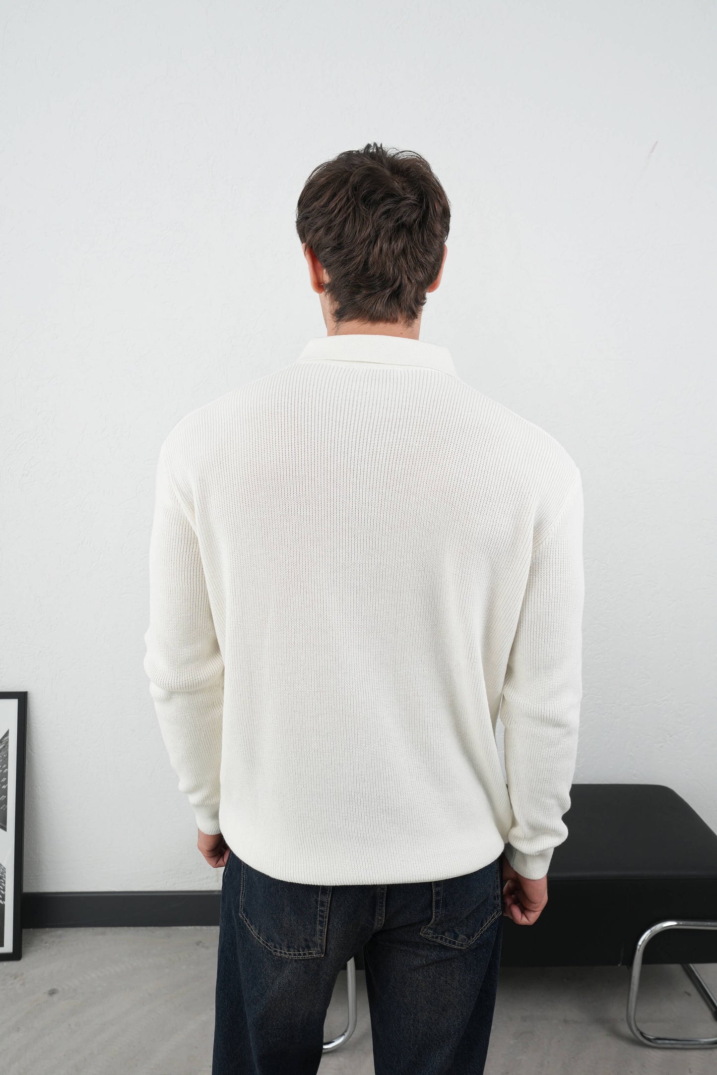 PREMIUM HALF ZIP POLO SWEATSHIRT