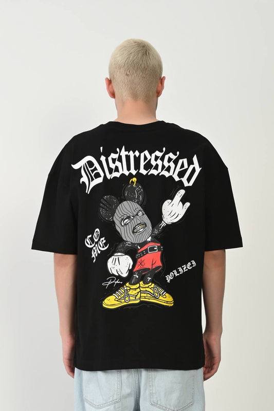 DISTRESSED T-SHIRT (2 COLOR)