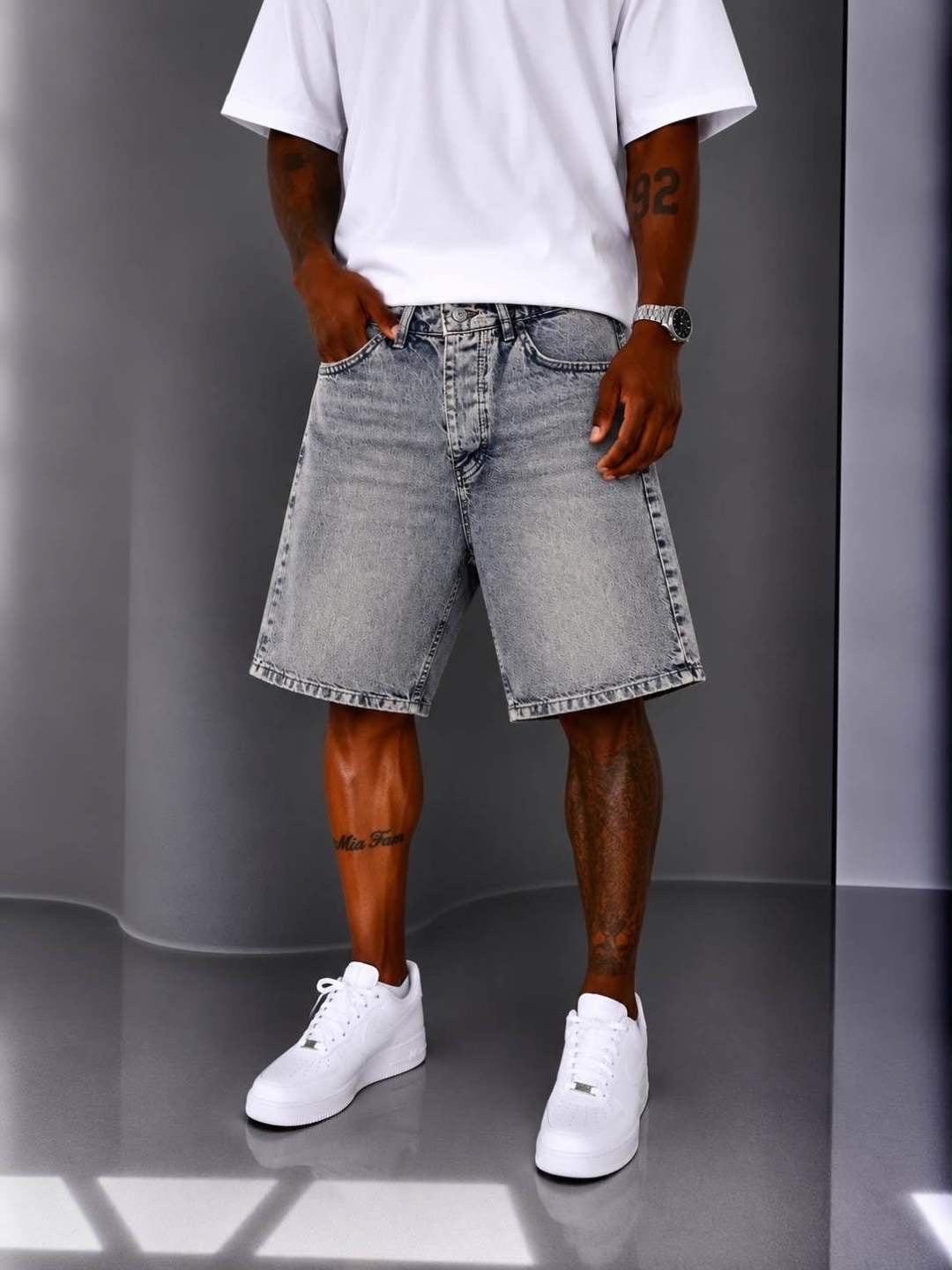 PREMIUM DIRTY WASHED SHORT