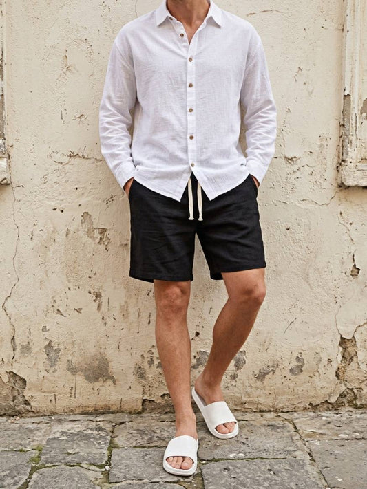 LINEN TYPE SHORT (5 COLOR)