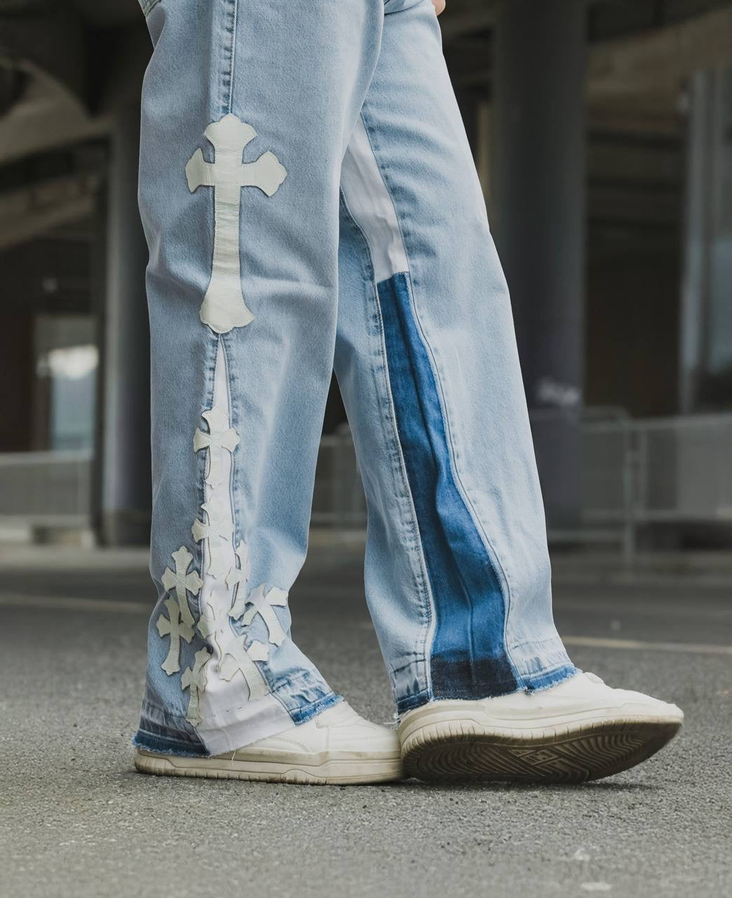 VIP BLUE CHROM HEARTS JEAN