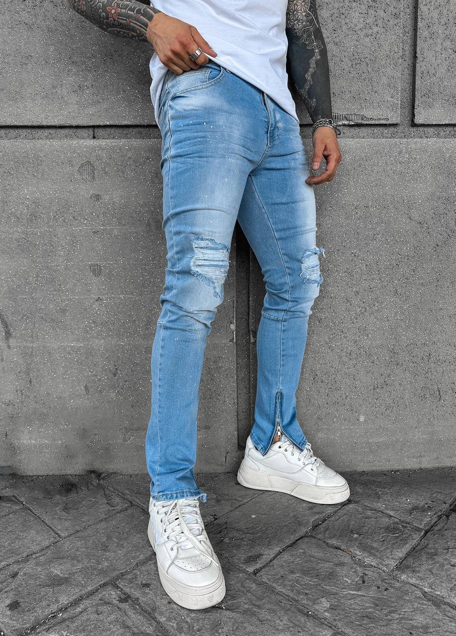 RIPPED SLIM FIT JEAN