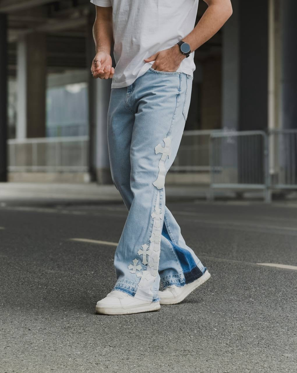 VIP BLUE CHROM HEARTS JEAN