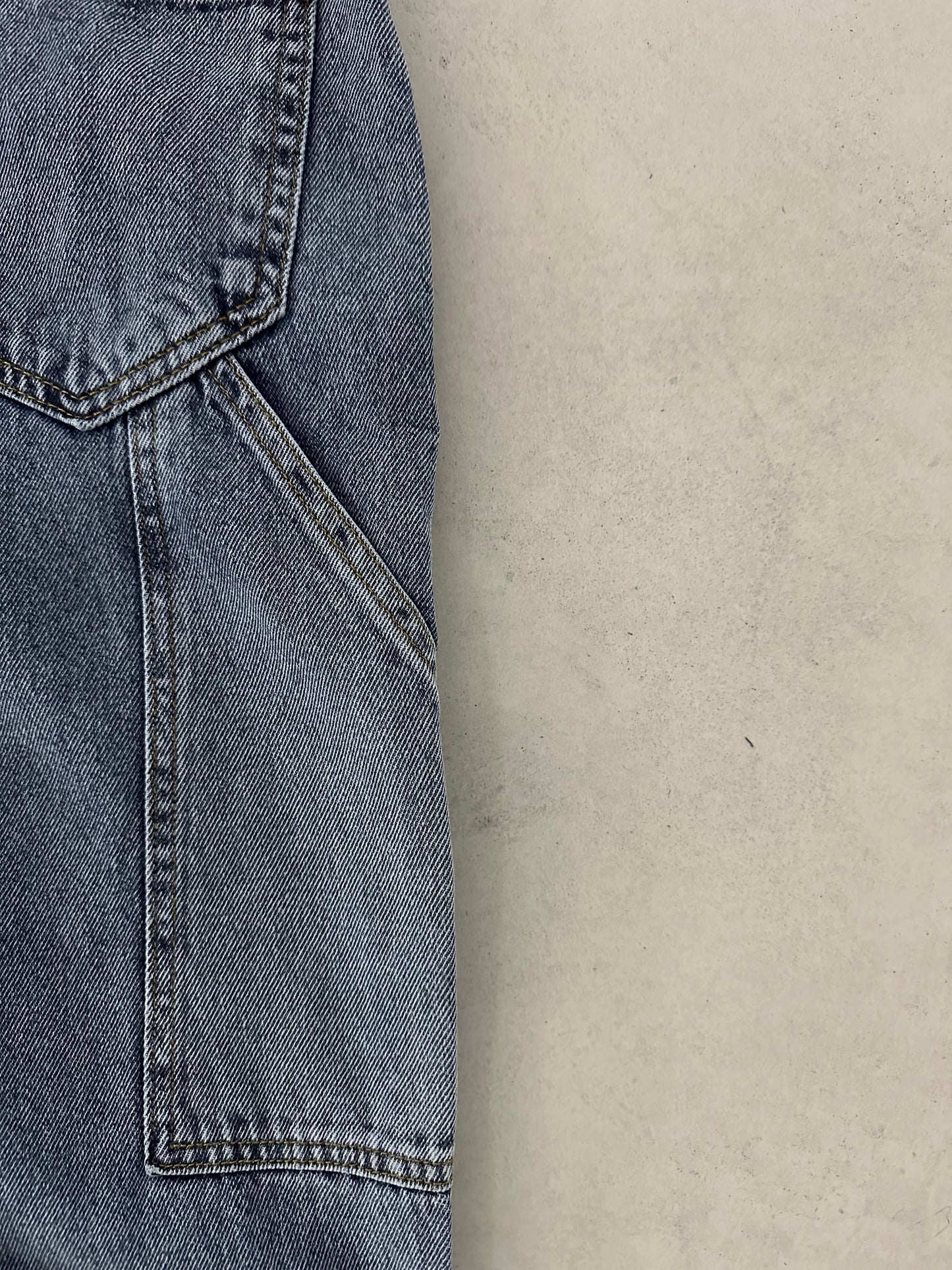 DESIGNED BLUE STONEWASHED BAGGY JEAN