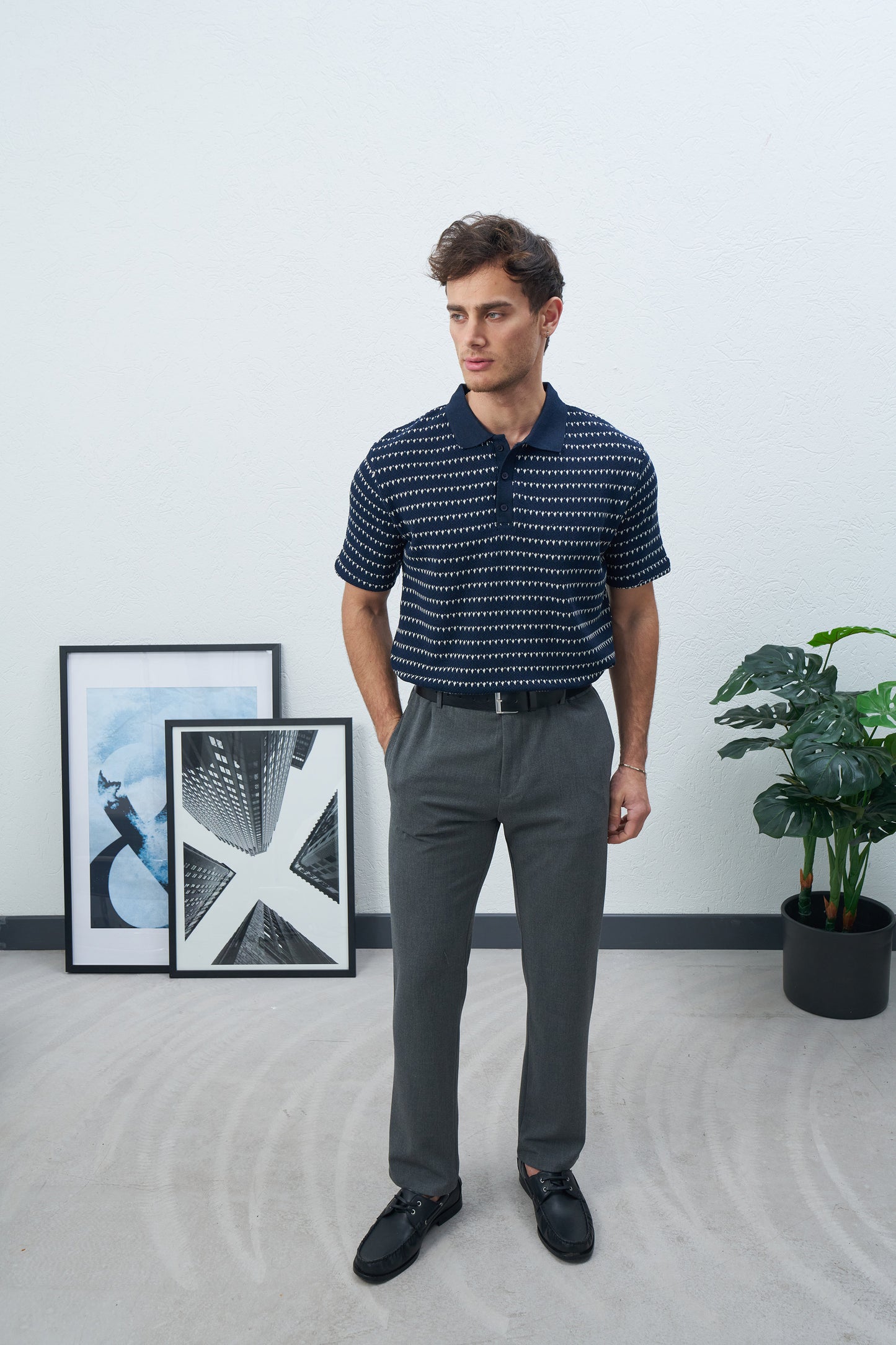 PREMIUM LINED POLO T-SHIRT