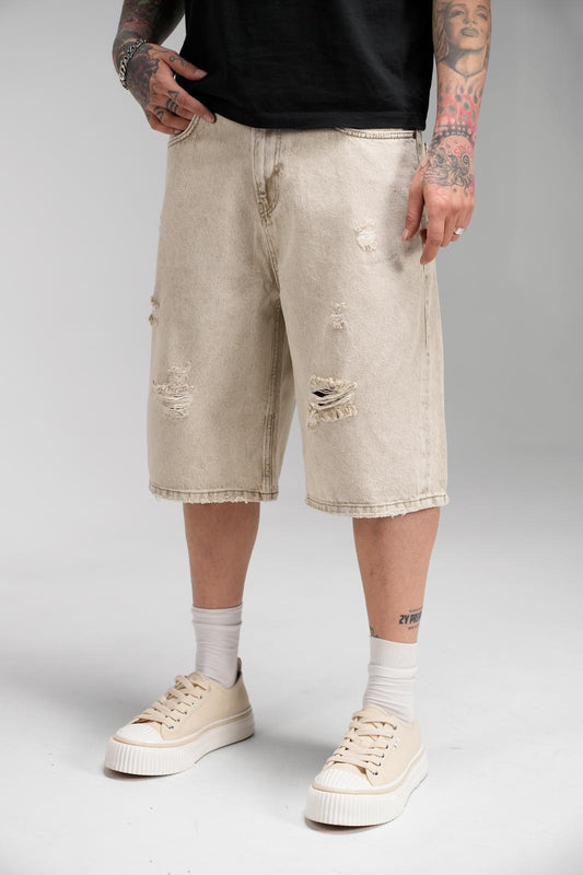 BAIGE RIPPED JORT