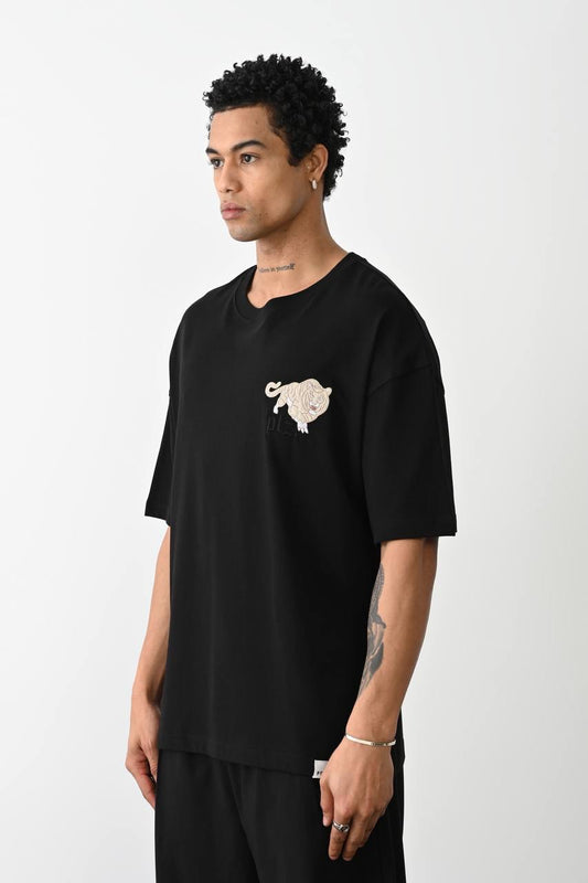 LOSER WIN AGAIN BLACK T-SHIRT