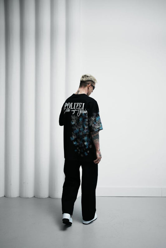FIRE WORK BLACK T-SHIRT