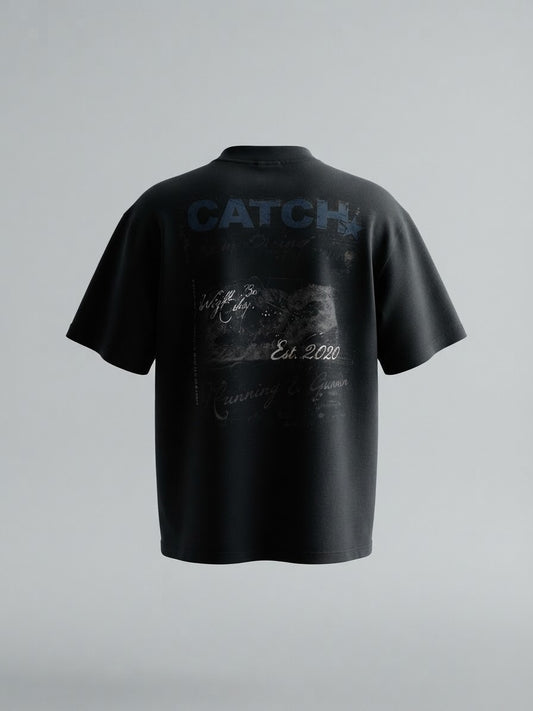 PREMIUM WASHED CATCH T-SHIRT